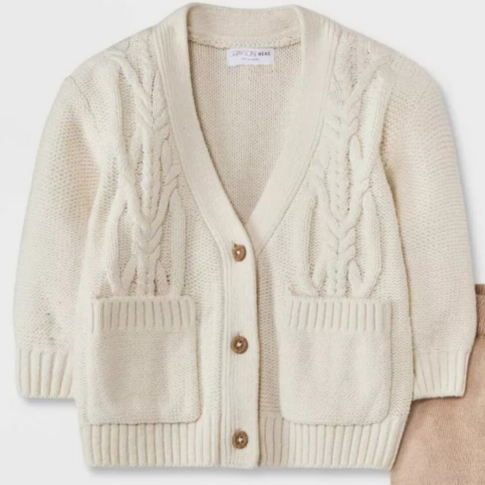 Grayson Mini Cable Knit Sweater Size 3-6 Months